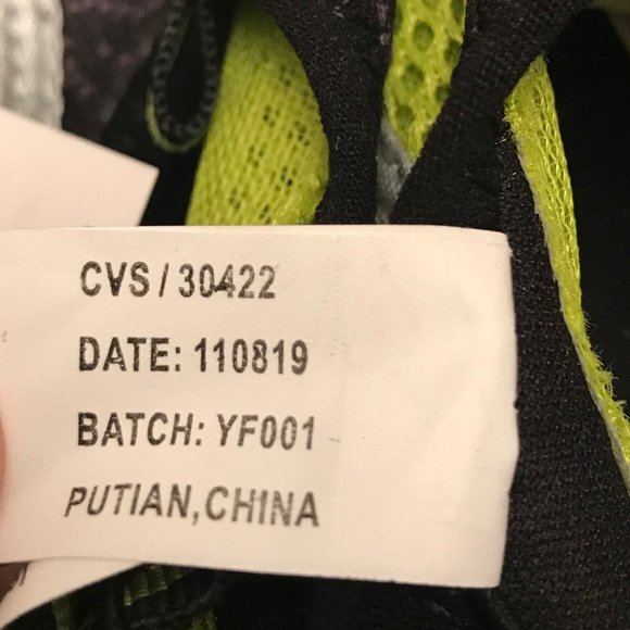 Kids SUN & SKY Aqua Socks Water Shoes~Size 2-3 Neon Green/Black - Picture 7 of 8